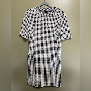 Chaps Houndstooth Dress,‎ Size 14